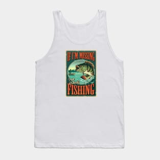 FUNNY FISHING Tank Top